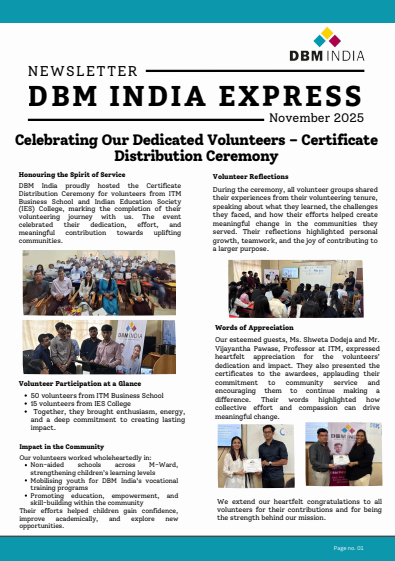 DBM INDIA EXPRESS NOVEMBER-25